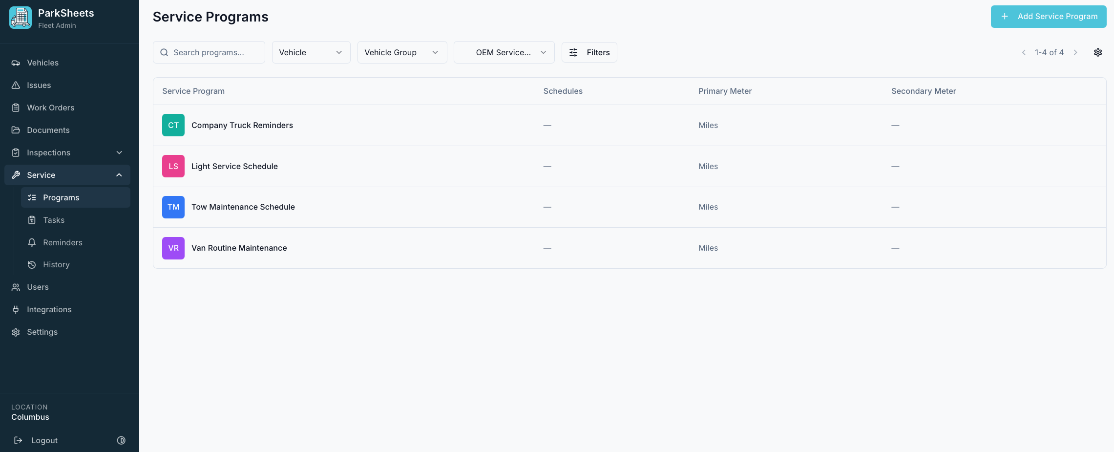 ParkSheets Fleet screenshot 4